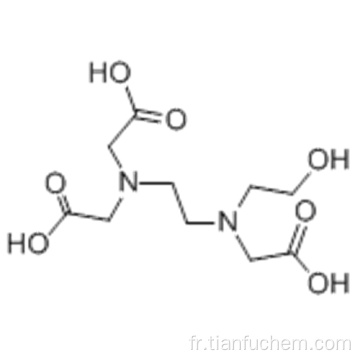 Glycine, N- [2- [bis (carboxyméthyl) amino] éthyl] -N- (2-hydroxyéthyle) - CAS 150-39-0